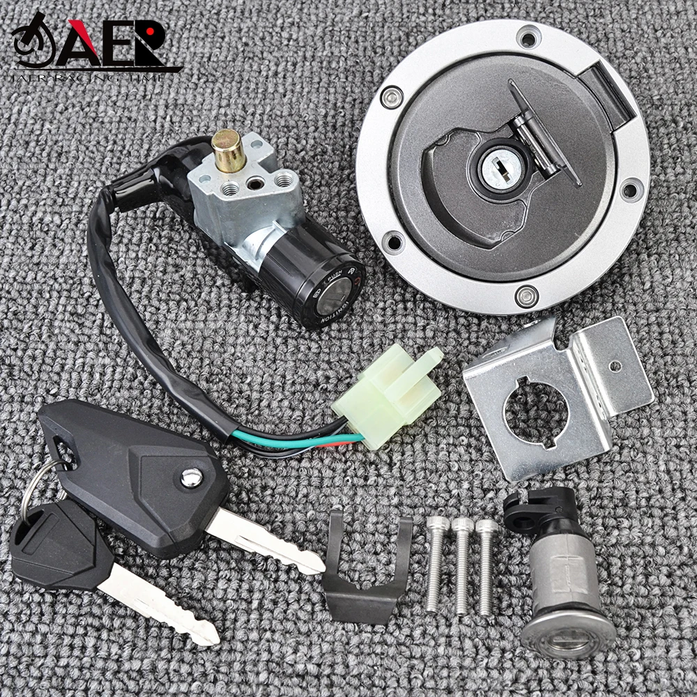 

Ignition Switch Kit Assembly Fuel Gas Cap Tank Cover Seat Lock Key for Honda GROM MSX125SF GROM125 AC HANDLEBAR 35010-K26-B02