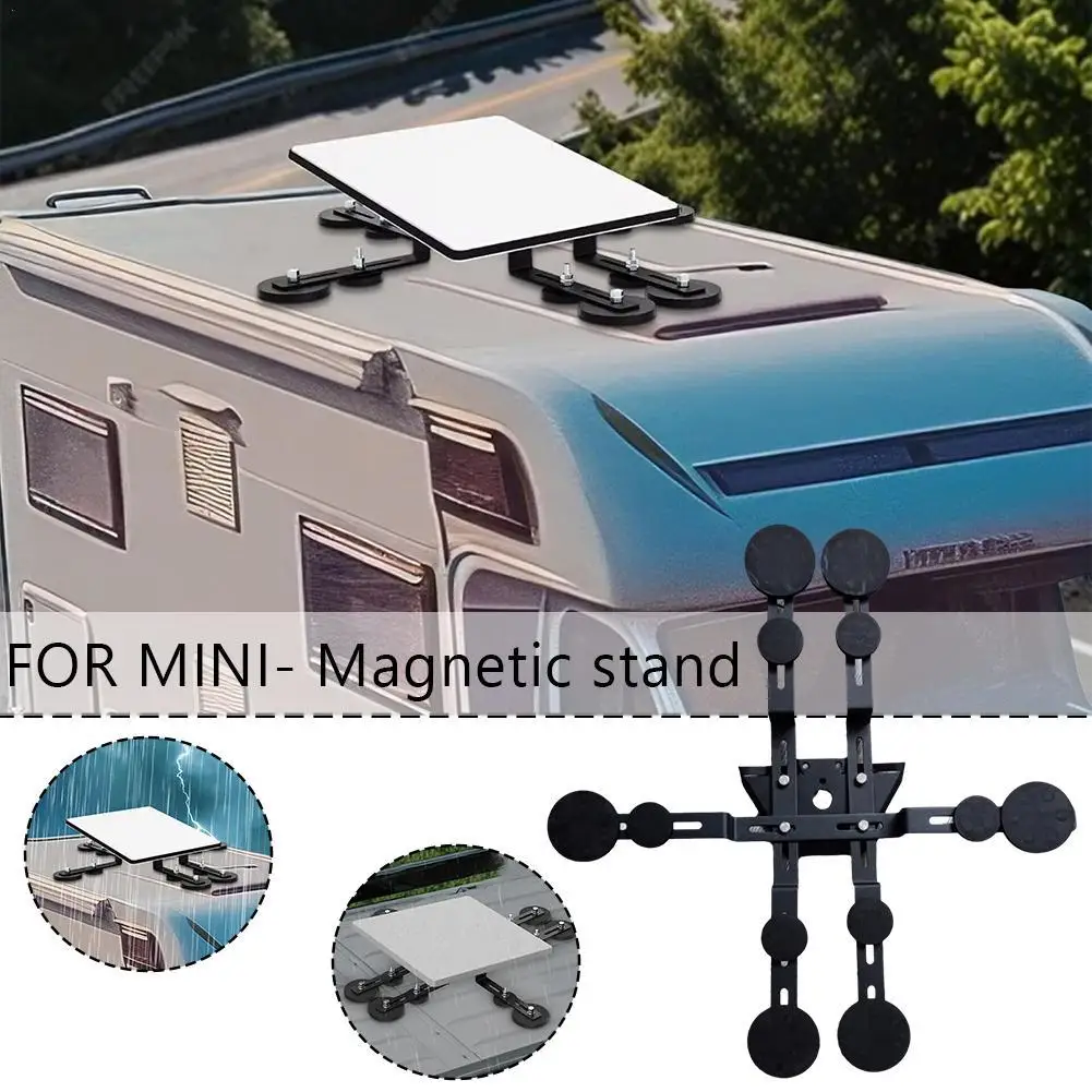 Magnetic Bracket for StarLink Mini Strong Magnetic Adsorption Adjustable Waterproof for StarLink Mini RV Yacht Magnetic Bracket