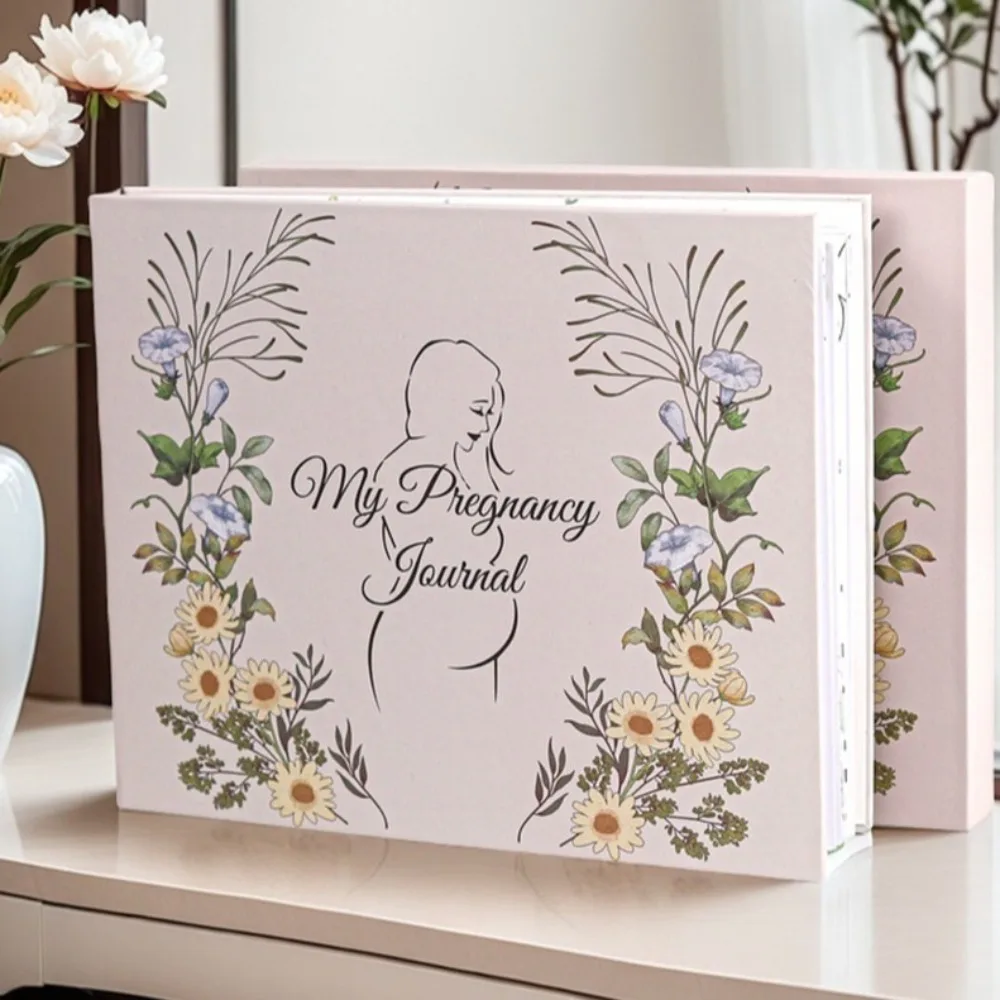 A4 Pregnancy Journey Memory Books Perfect Planner Photo Collection Pregnancy Examination Records Schedule Notepad