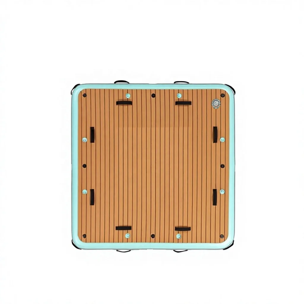 3X3M Raft Drop Stitch Fishing Floating Platform Eva Water Dock Pontoon Leisure Mat