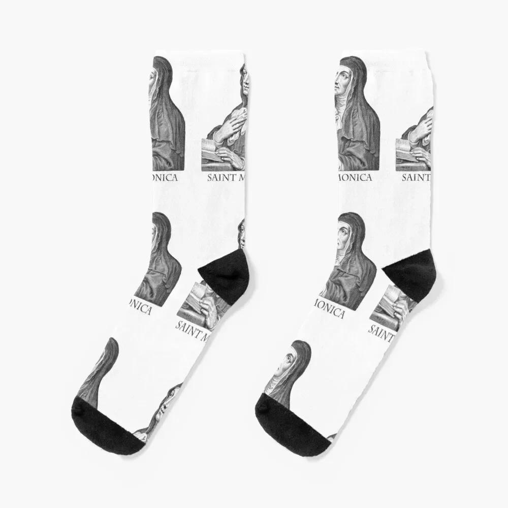 

Saint Monica Socks sports stockings cartoon Crossfit Climbing Socks Female Men's