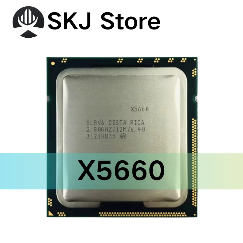 Xeon X5660 2,8 ГГц шестиядерный 12M LGA 1366 Рабочий стол
