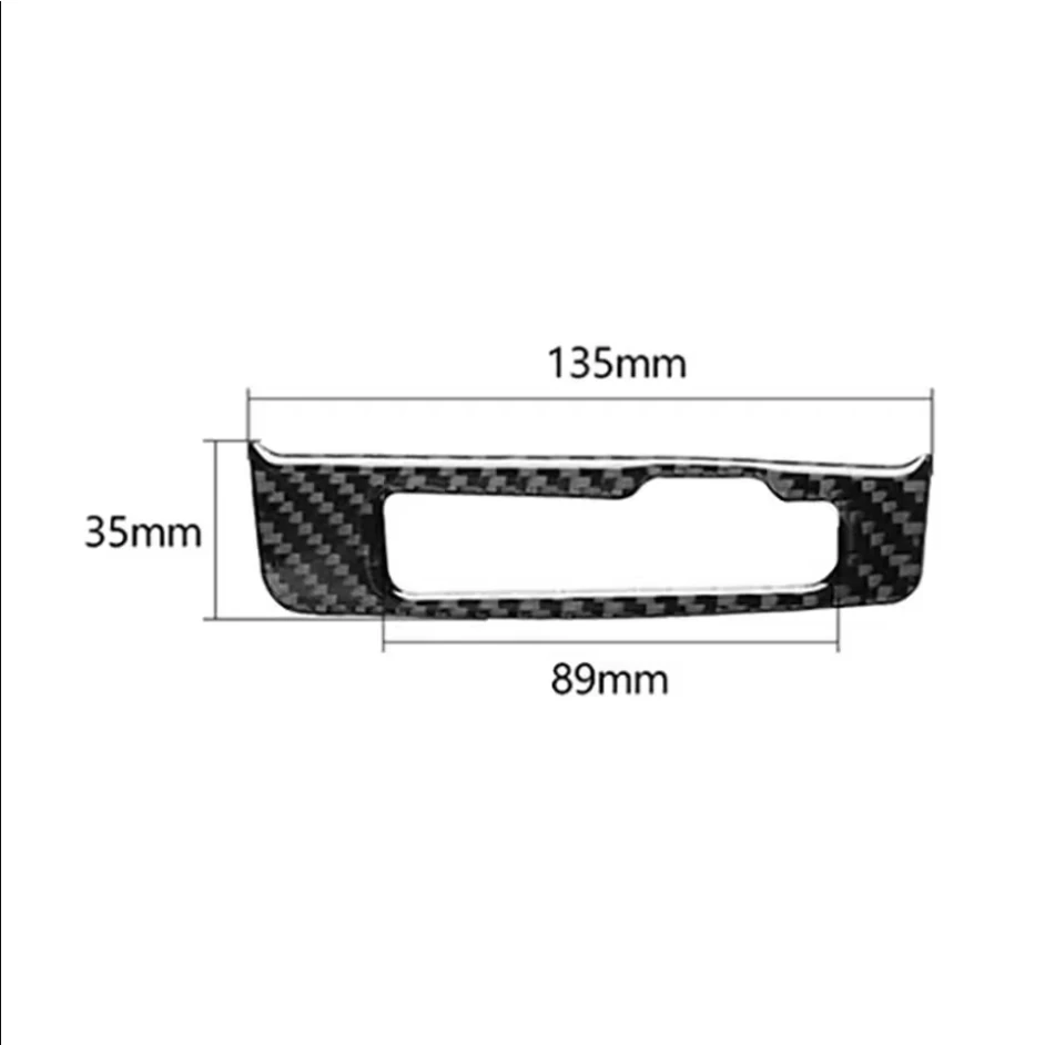 For Audi A3 S3 RS3 8V 2013-2019 Car Accessories Carbon Fiber Interior Gear Shifter Lever Panel Frame Trim Sticker Modification - view 6
