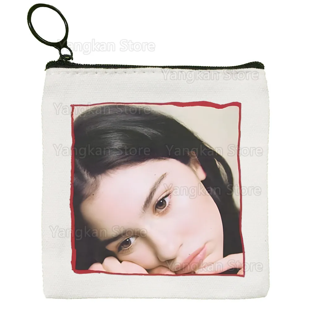 กระเป๋าใส่เหรียญผ้าแคนวาสสีพื้นน่ารักของเกรซี่ แอบรัมส์ กระเป๋าใส่กุญแจแบบมีซิป ดีไซน์ใหม่ สดใส ใช้เป็นกระเป๋าของขวัญได้