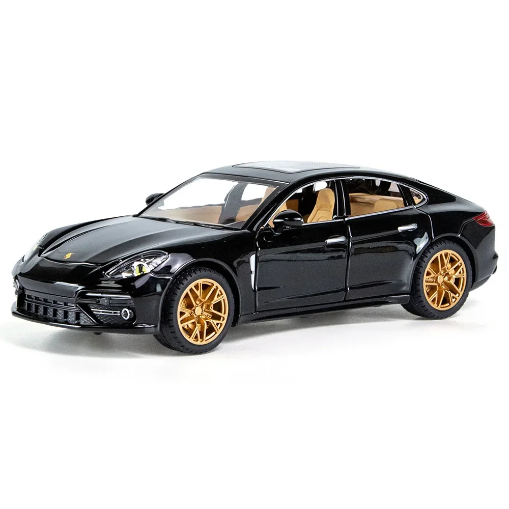 

1:24 Diecast Toy Vehicle Simulation Porsches Panameras Alloy Car Model Sound And Light Metal Pull Back Cars Toys Kids Boys Gift