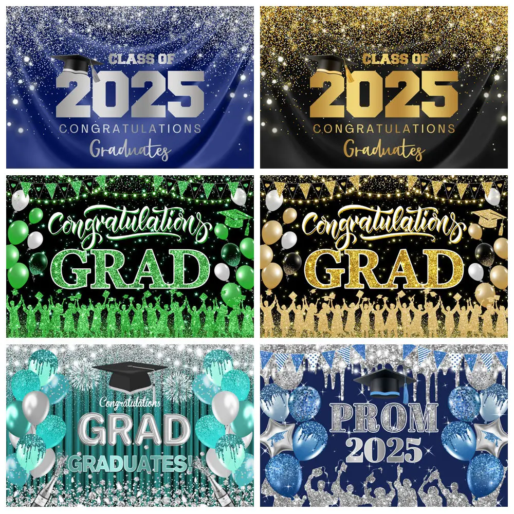 pano-de-fundo-para-festa-de-formatura-para-fotografia-classe-de-2025-parabens-formatura-balao-chapeu-de-solteiro-graduacao-foto-fundo-banner