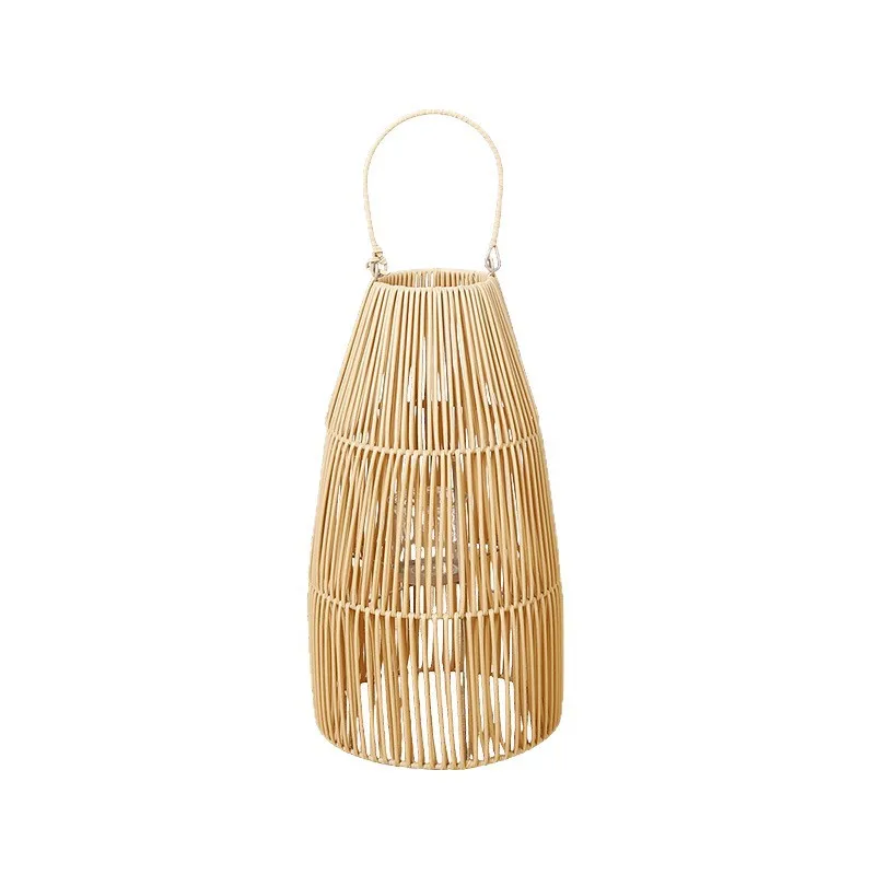 Decorative bamboo weaving wind lamp ornament balcony lawn creative decorative wind lamp thickened custom wind lamp