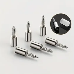 20Pcs Support Multifunction Fixed Cabinet Rack Nail Self-Tapping Integrated Screw Clapboard Holder Laminate Support Nail
