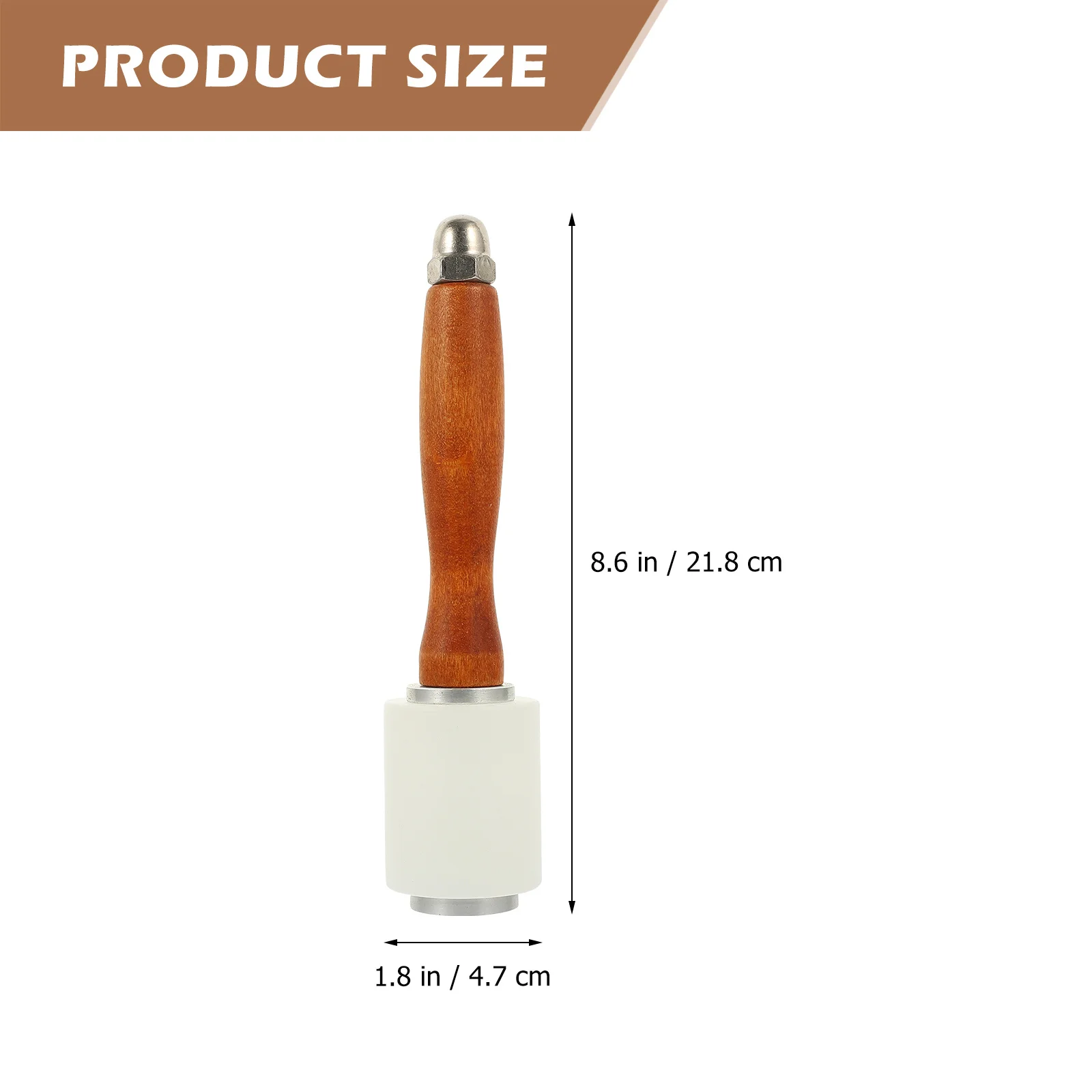 

Wood Handle Carving Hammer Lightweight Durable Compact DIY Tool for Craft Engraving Hammer for Engraving
