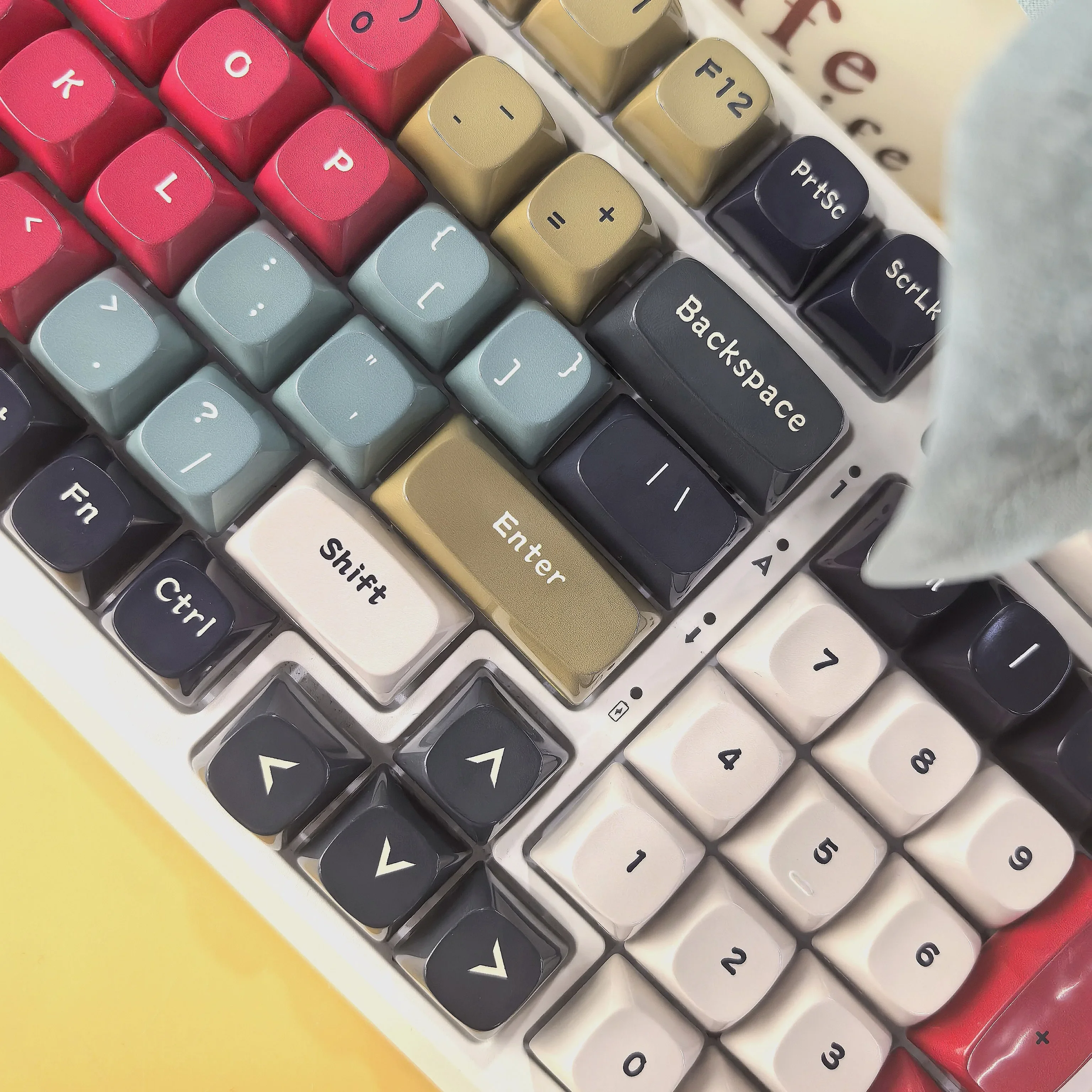 

Wooting variegated keycaps Original height Mirror metallic texture