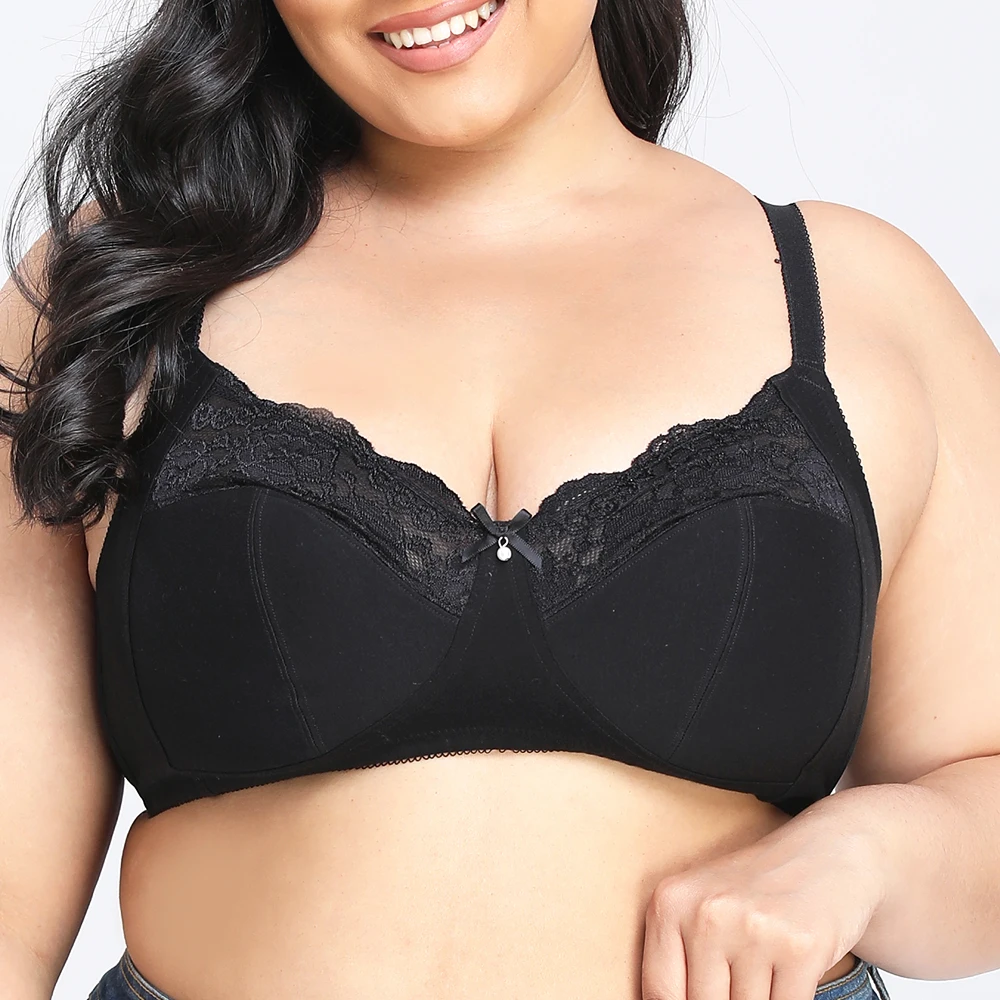 Bras For Womens Lingerie Support Bralette Wireless Sexy Plus Size Brassiere 40-48 G H Cup