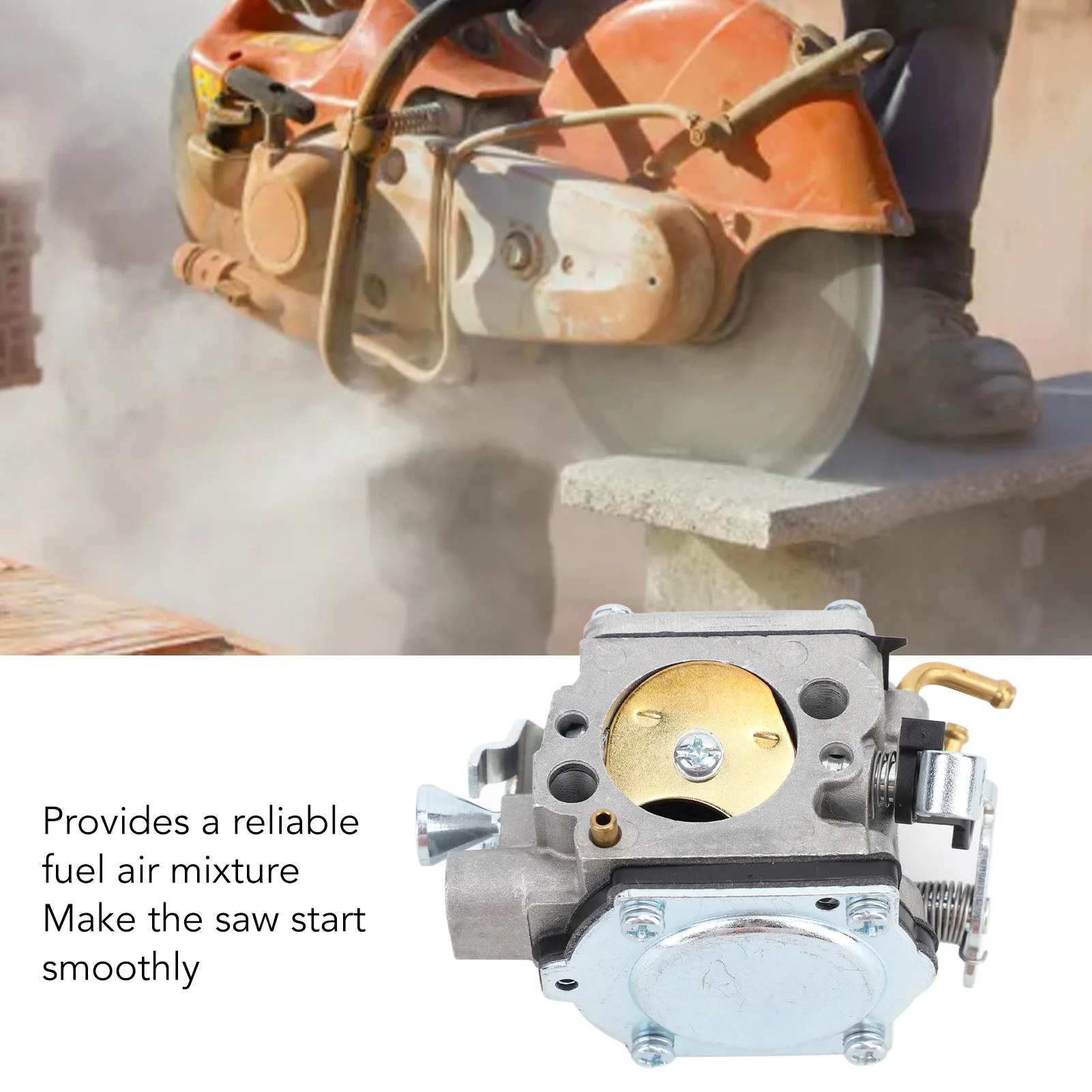 Power Cutter Carburetor Aluminium High Performance Engine Carb Assy for K970 584913001 522942001 Power Cutter Engine Carb