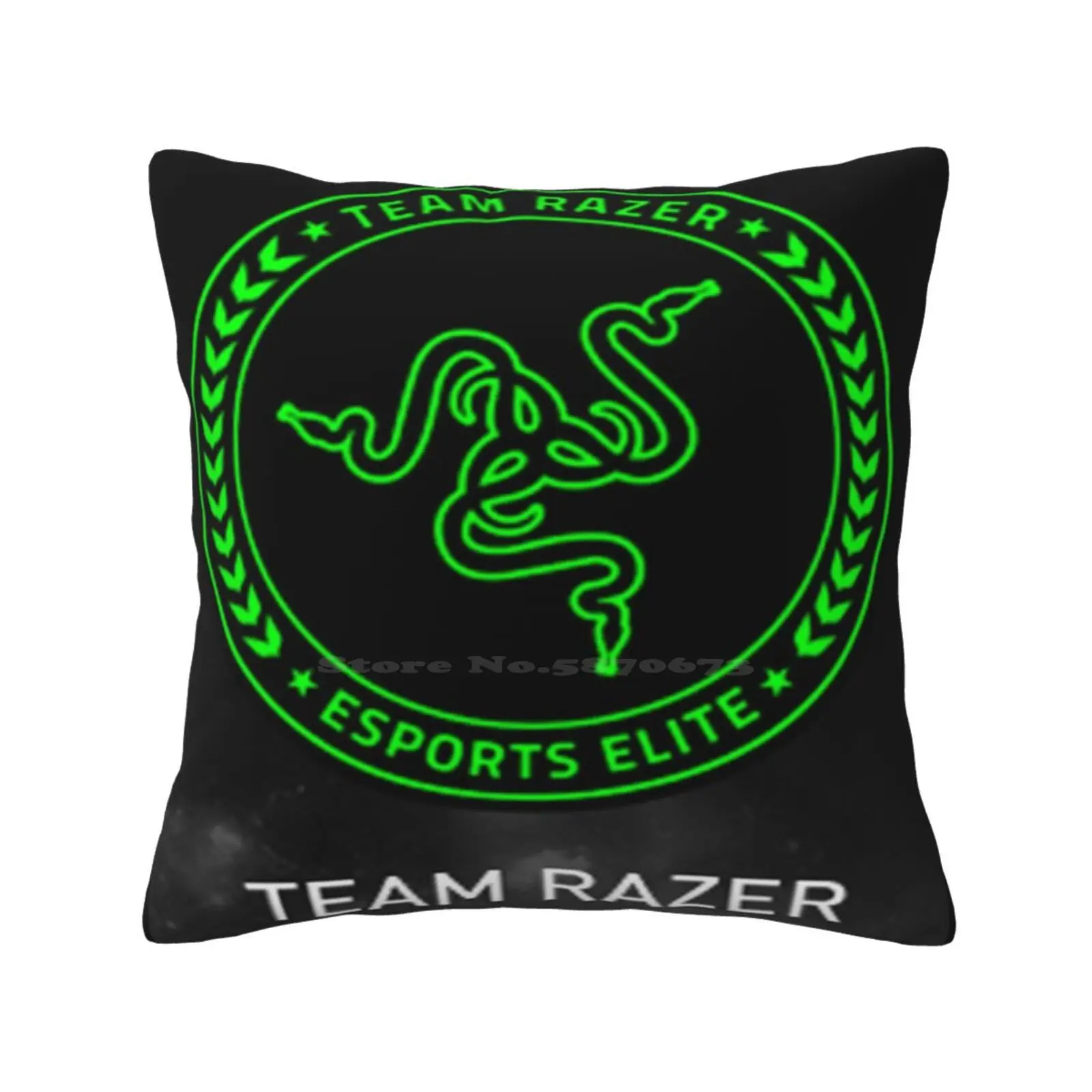 Team Razer Pillow Cover Hug Pillowcase Team Razer Esports Wow Cool Crazy