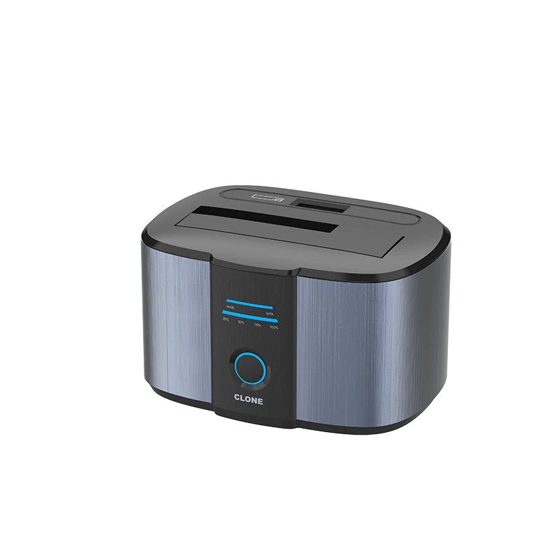 GODO Dual Bay 2.5/3.5inch M.2 NVMe/SATA SSD HDD Expansion Dock USB 3.2 Hard Drive Station Offline Cloning External Storage