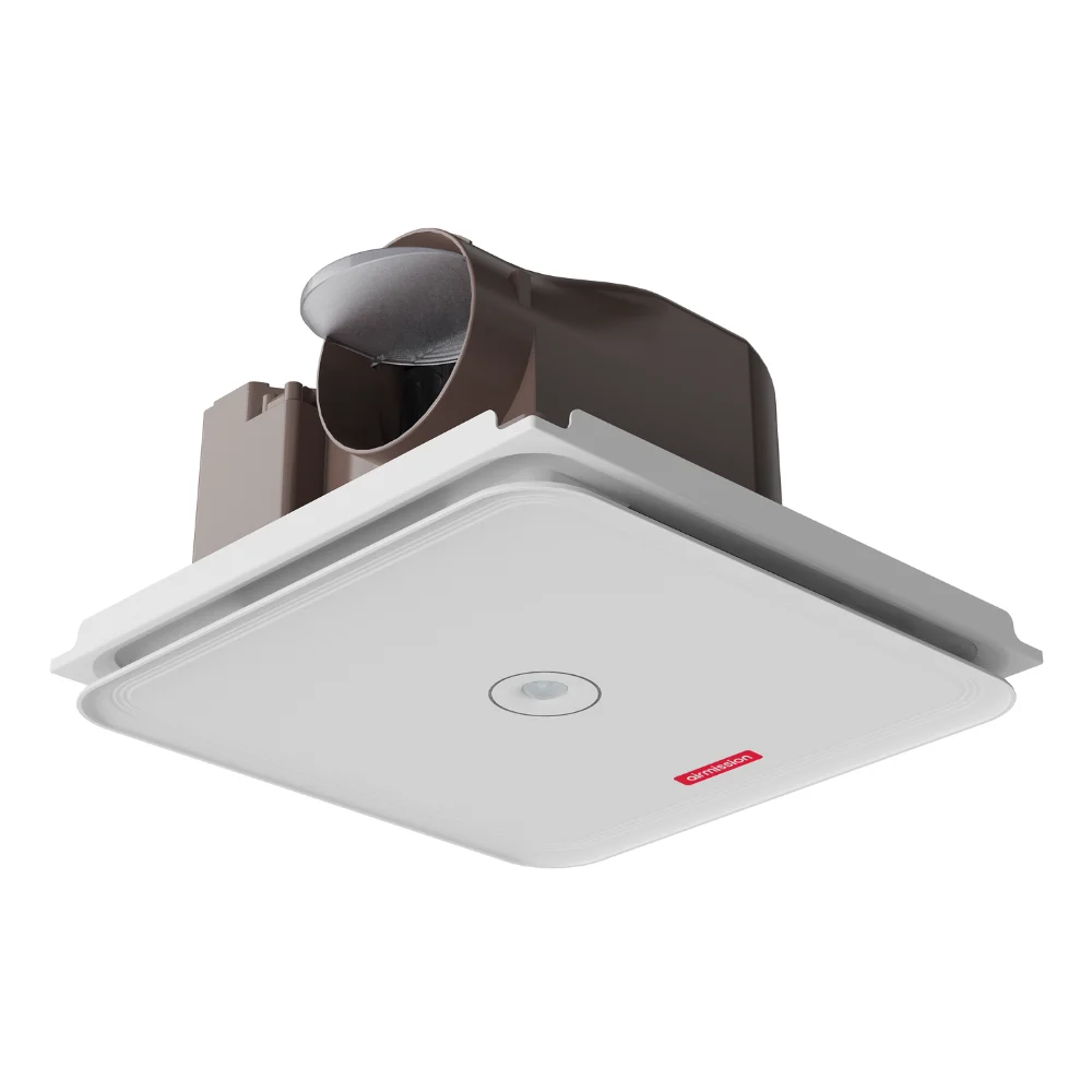 New Intelligent Ceiling Bathtub Fan with Motion Sensor Pipe Connection Toilet Ventilation DC Motor Bathroom Exhaust Fan