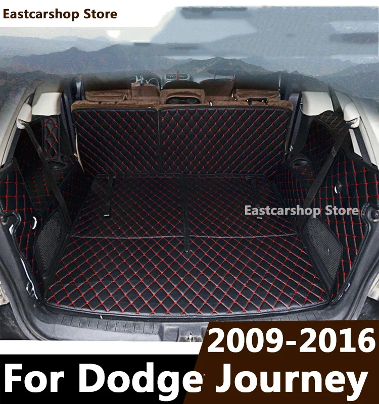 

For Dodge Journey 2016 2015 2014 Car Trunk Mats Leather Durable Cargo Liner Boot Carpets Rear Interior Accessories 2009-2013