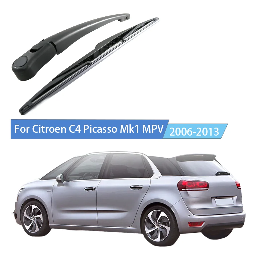 

Заднее ветровое стекло для Citroen C4 Picasso Mk1 MPV 2006-2013, комплект рычагов задних дворников