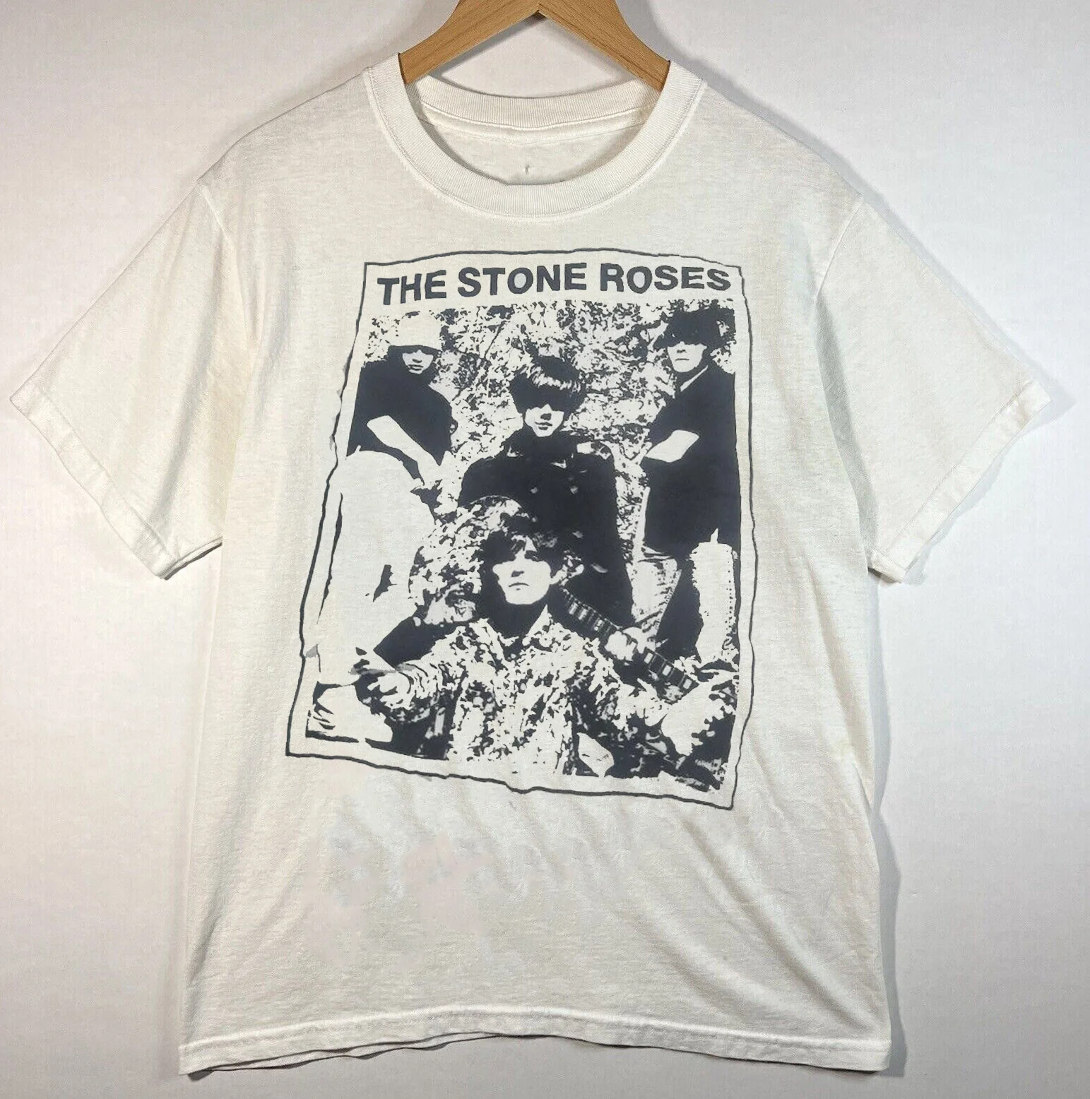 The Stone Roses White T-Shirt Cotton Full Size Unisex S-5XL