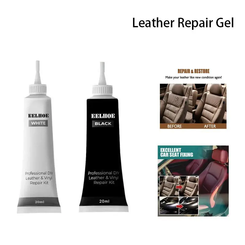 20ml Advanced Leather Repair Gel Leather Complementary Color Repair Paste Car Repair Cream Agent Car Accessries