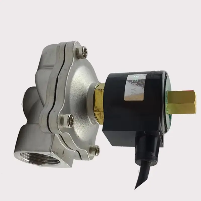 

DC24V 2 "BSP DN50 Электрический электромагнитный клапан из нержавеющей стали 304, нормально открытый, водонепроницаемый, IP67