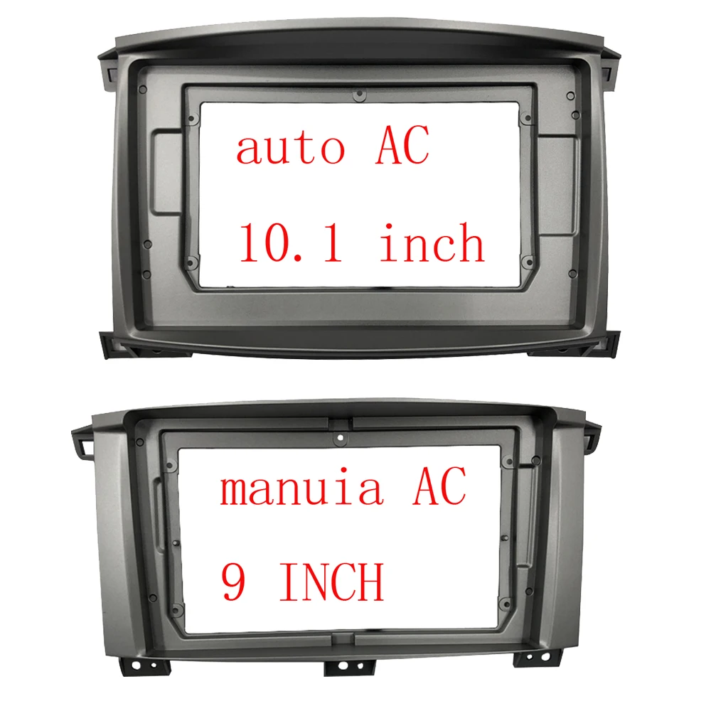 Car Radio Fascia For Toyota Land Cruiser LC 100 2003-2007 Android MP5 Player Frame 2 Din Head Unit Panel Stereo Dash Cover Trim