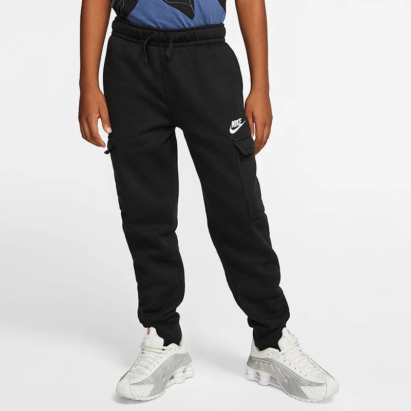 Nike genuine new men's child labor pants with sport and fleece warm casual pants CQ4298-010