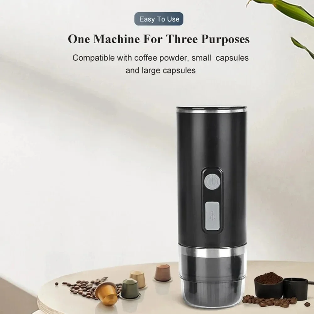 

Mini Coffee Makers for Capsules Portable Full-Automatic Espresso Powder Coffee Machine For Large And Small Capsules Coffee Maker