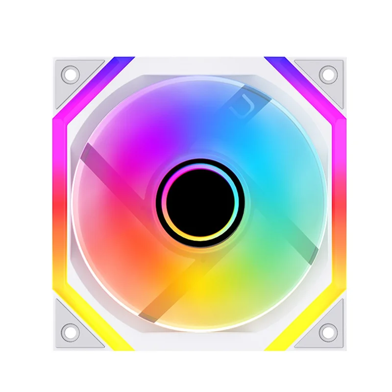 ABKI-120Mm ARGB Shenguang مروحة تبريد متزامنة لعلبة الكمبيوتر مبرد الهواء حافظة الكمبيوتر مروحة 12 سنتيمتر مروحة تبريد المياه الصامتة