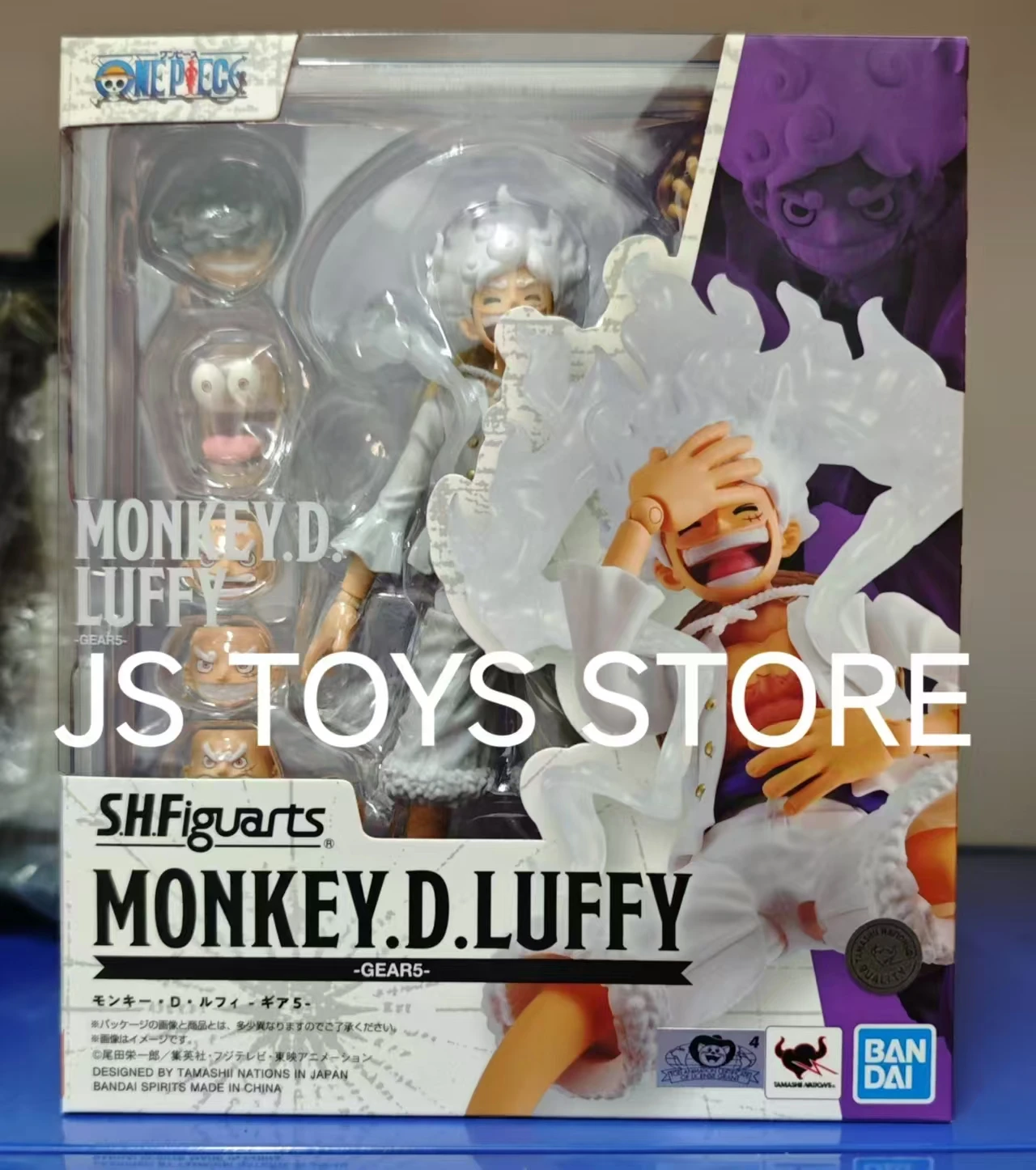 Bandai Original S.H.Figuarts SHF ONE PIECE Monkey D. Luffy Gear 5 Anime Action Figure Finished Model Toy