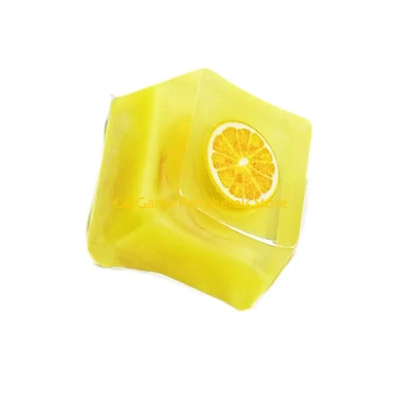 U55B LED kompatible gekreuzte Wellenmechanikschlüsselcap mit Jelly Theme Strawberry verschiedene Fruchtdesign -Harzschlüsselcap