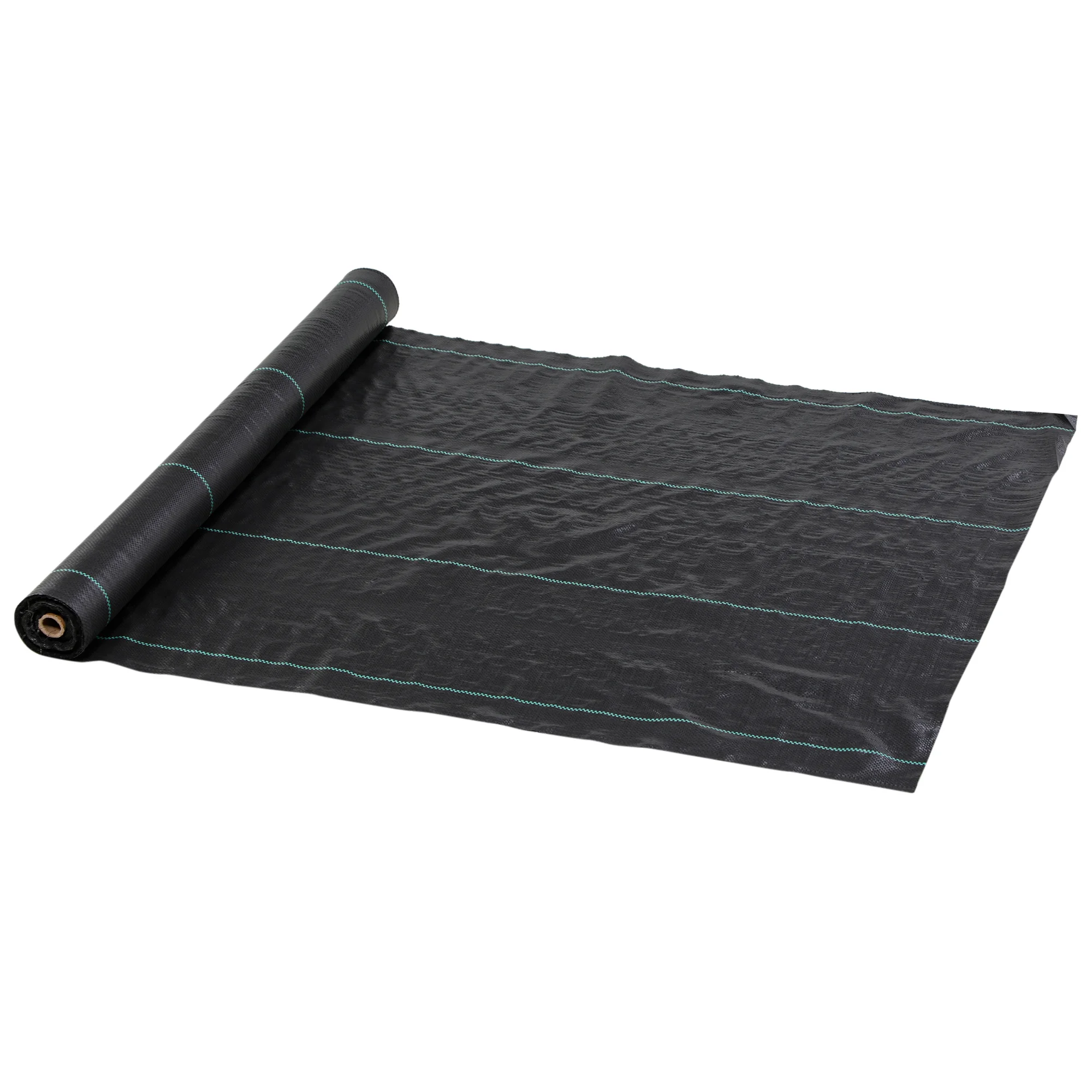 Outsunny Malla Antimaleza 60 g/m² para Control de Malezas Malas Negro