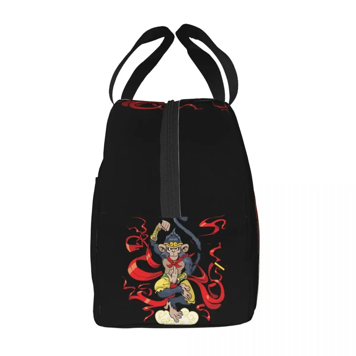 Custom Monkey King Wukong Lunch Bag Women Warm Cooler Insulated Lunch Box for Student School Work Picnic Food Tote Bags