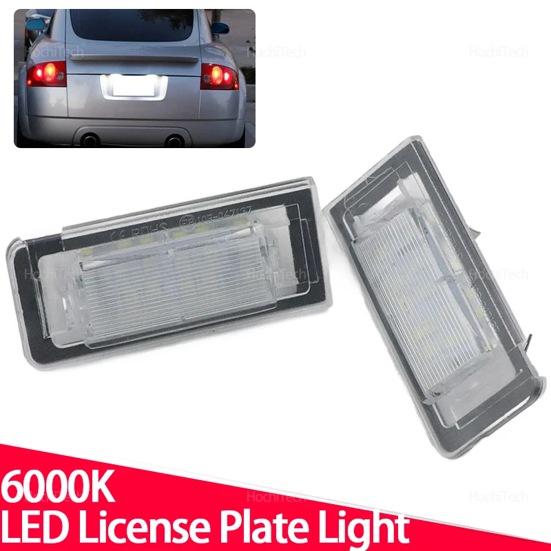 2Pcs Canbus Led Lic…