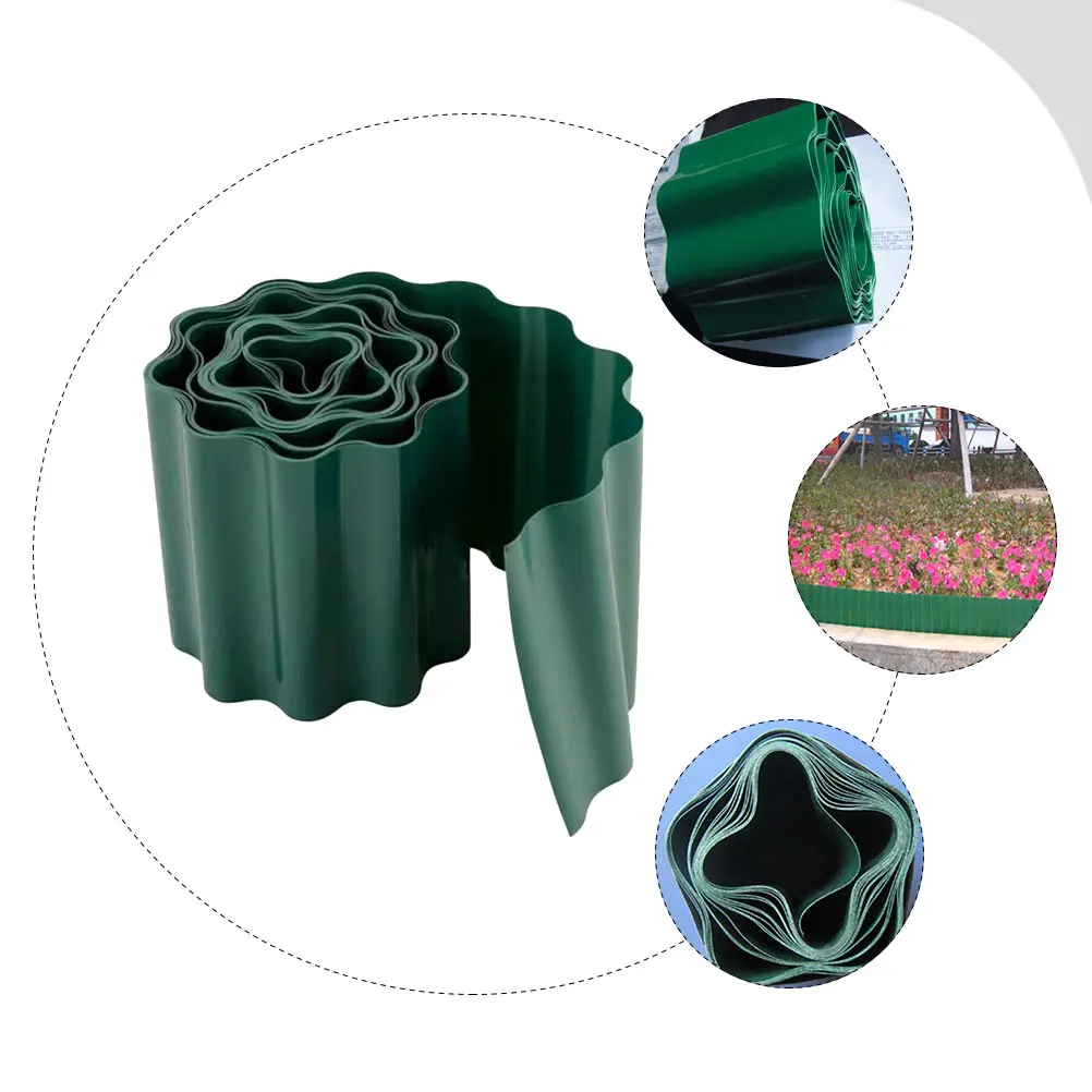 

Garden Courtyard Plant Lawn Balcony Edging Border L Plastic Decor Reusable Stylish Yard Fence Hedge Fence Garden Bed