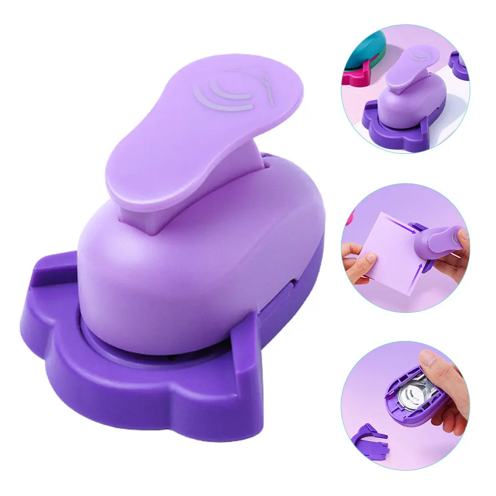 Hollow Punch for Paper Crafts Easy Push Handle Design Perfect Corners for Scrapbooks Cards School Projects Craft