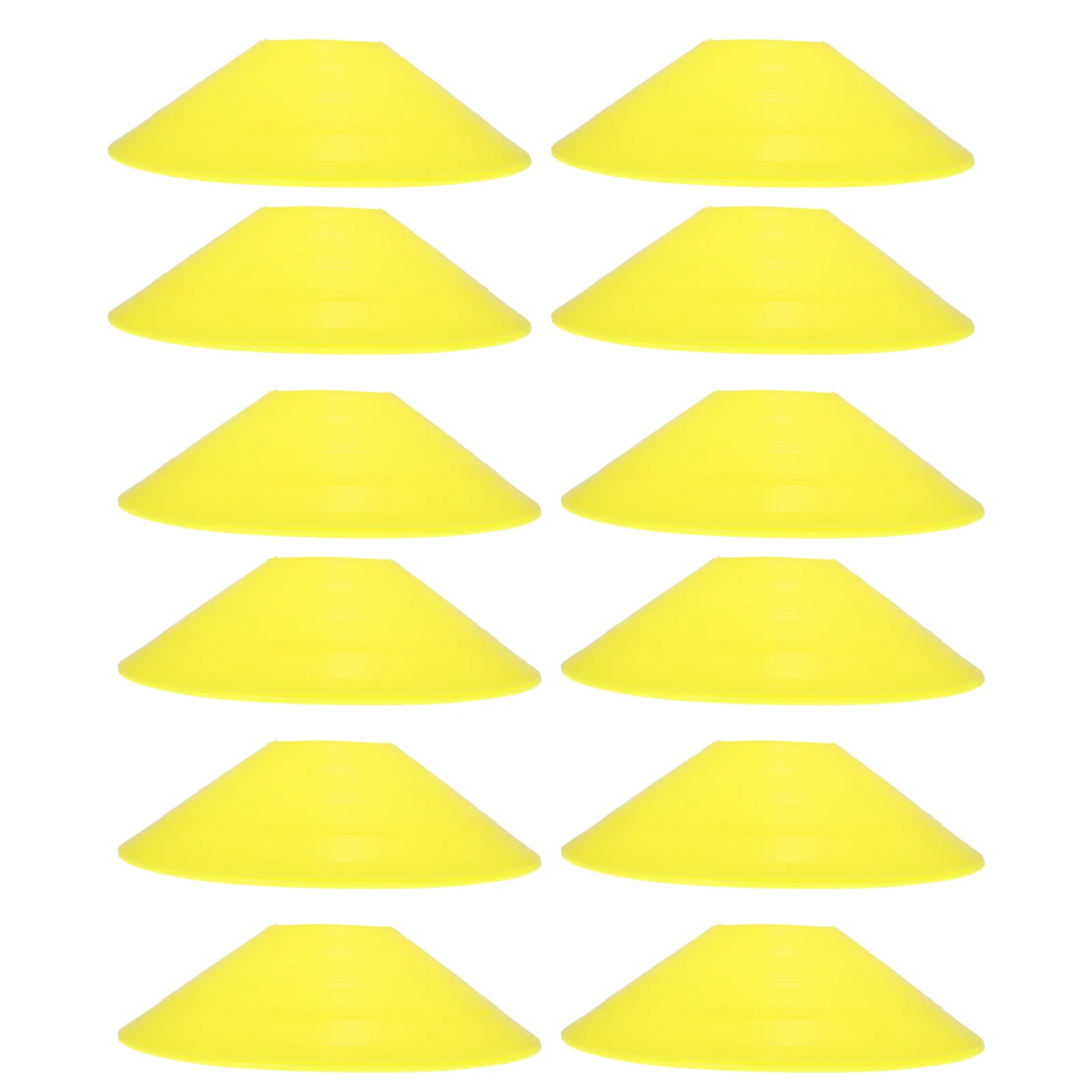 

12 Pcs Disc Cones Sports Portable Soccer Training Agility Multi-function