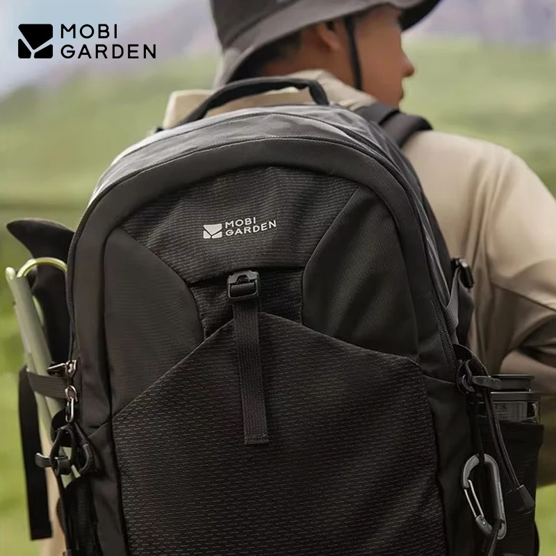 MOBI GARDEN CORDURA+Robic Nylon Backpack 18L/20L/30L Large Capacity Outdoor Hiking Stable Lightweight Breathable Shoulder Bag