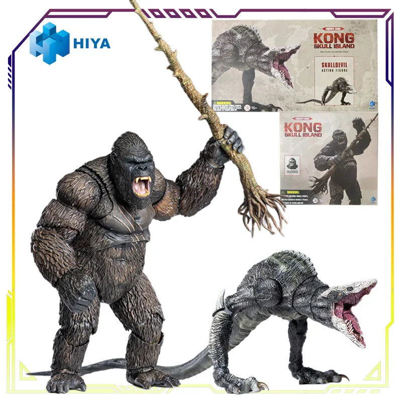 HIYA Original serie de valor definitivo King Kong · Skull Island King Kong \ esqueleto demonio figura de acción modelo juguetes regalos para niños
