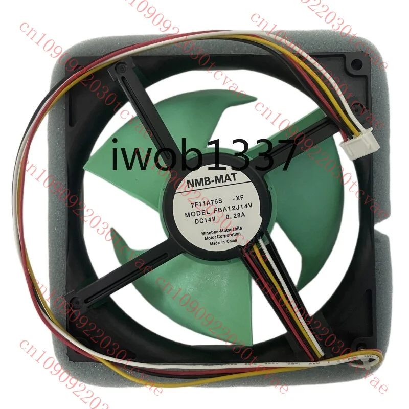 

Новый FBA12J14V DC14V 0,28A 125*125 мм 4-линейный квадратный охлаждающий вентилятор для холодильника