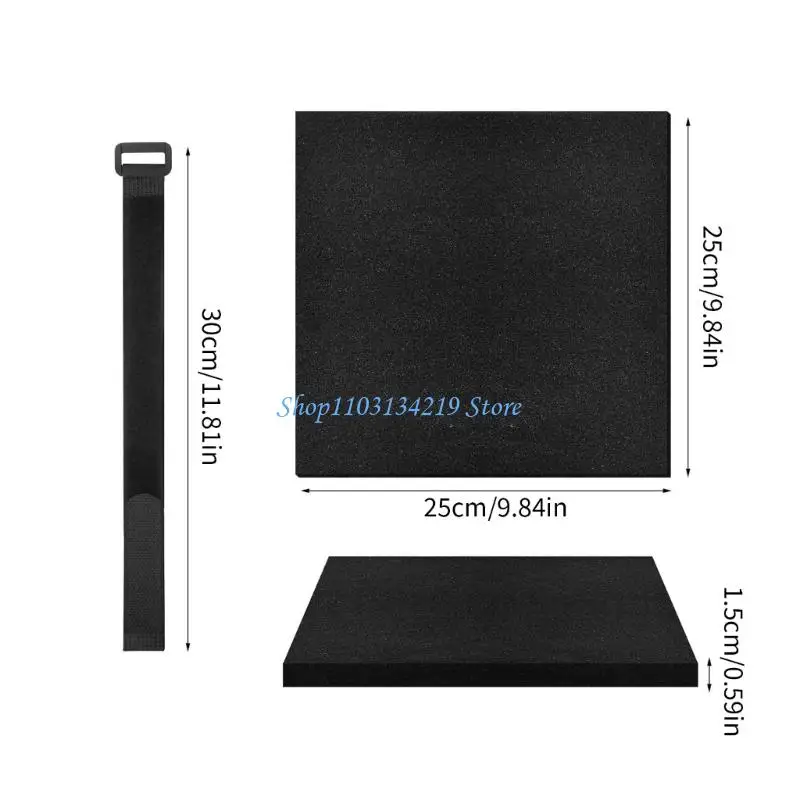 N5KC Childproof Bed Step Stool Ladder Pad Mat Cushion Adjustable Height Nonslip Grip