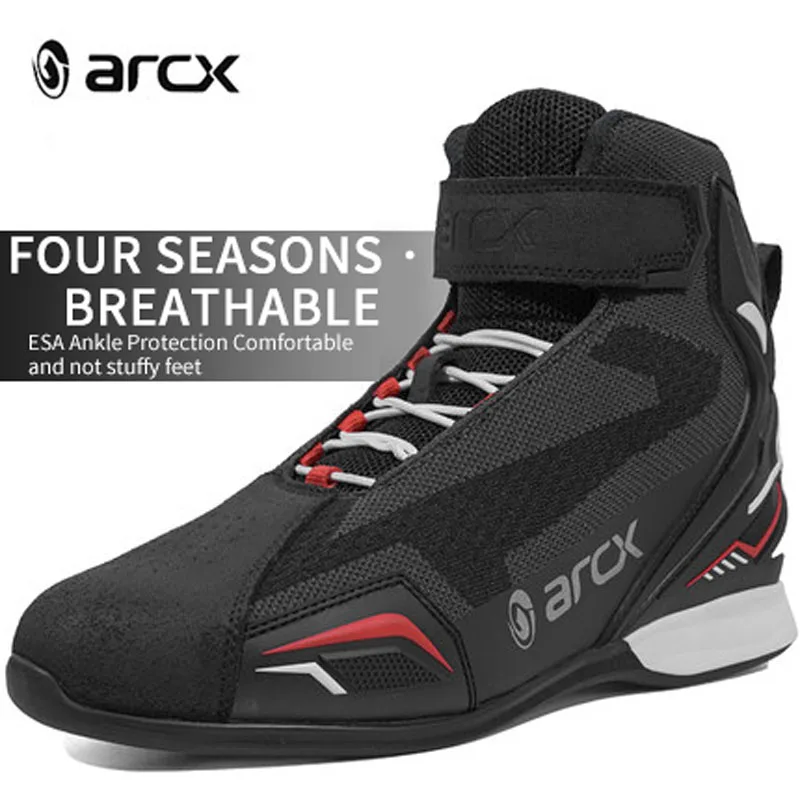 

ARCX Motorcycle Boots Sports Sneaker Running Shoes Men Motocross Riding Racing Shoes Summer Breathable Motorcycle Accessories