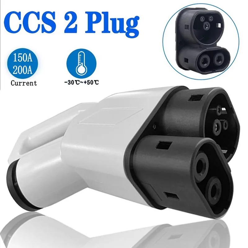 EV Charger Dock CCS1 DC Plug For Electric Vehicle 150A Chademo CCS Combo 1 IEC 62196-3 DC EV Charger Connector Plug Charging