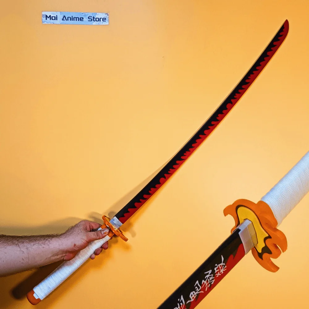 40インチ刀　アニメコスプレ小道具　侍アクションフィギュア　実物大　本物サイズ　日本刀　刃物　非鋭利玩具　ギフト