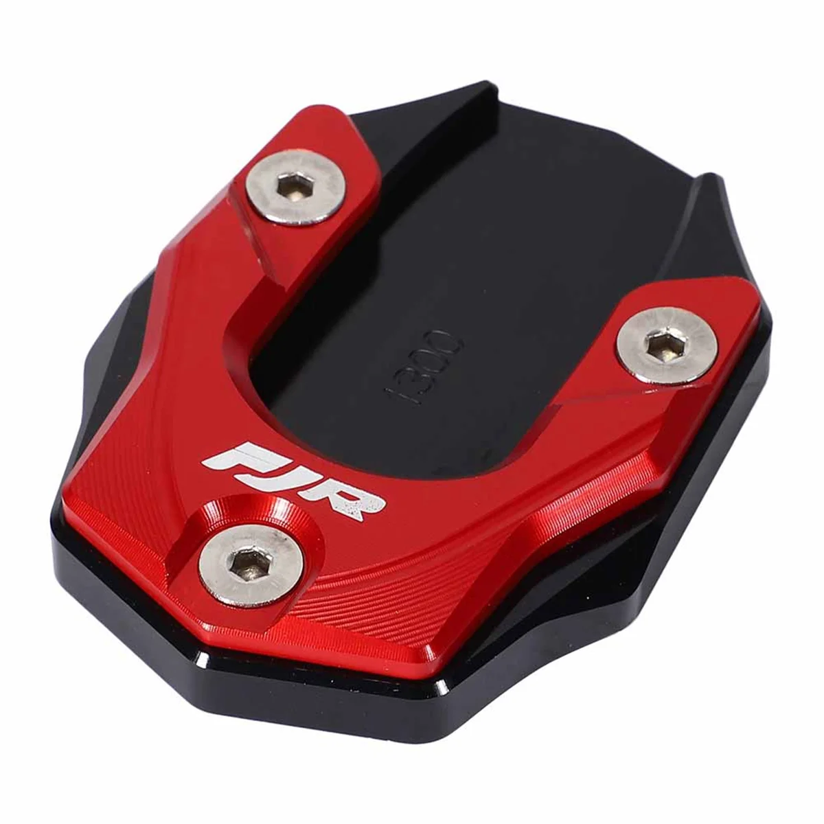 Motorcycle Kickstand Pad for Yamaha FJR1300 FJR 1300 2001-2019 Side Stand Plate Extension Pad Red