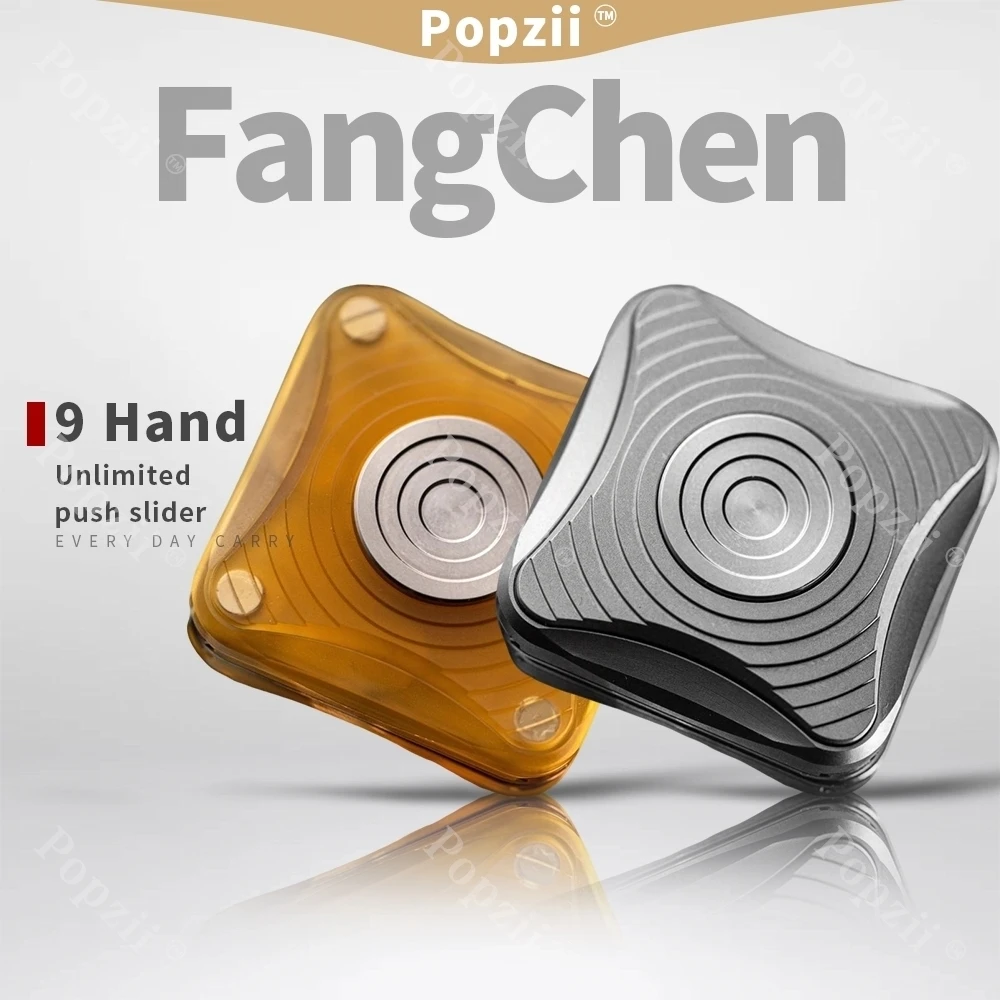 

NINE HAND FangChen Stainless Steel Unlimited Push Slider Fidgeting Toys Fingertip Tricks EDC Flips Office Stress Relief Gadgets