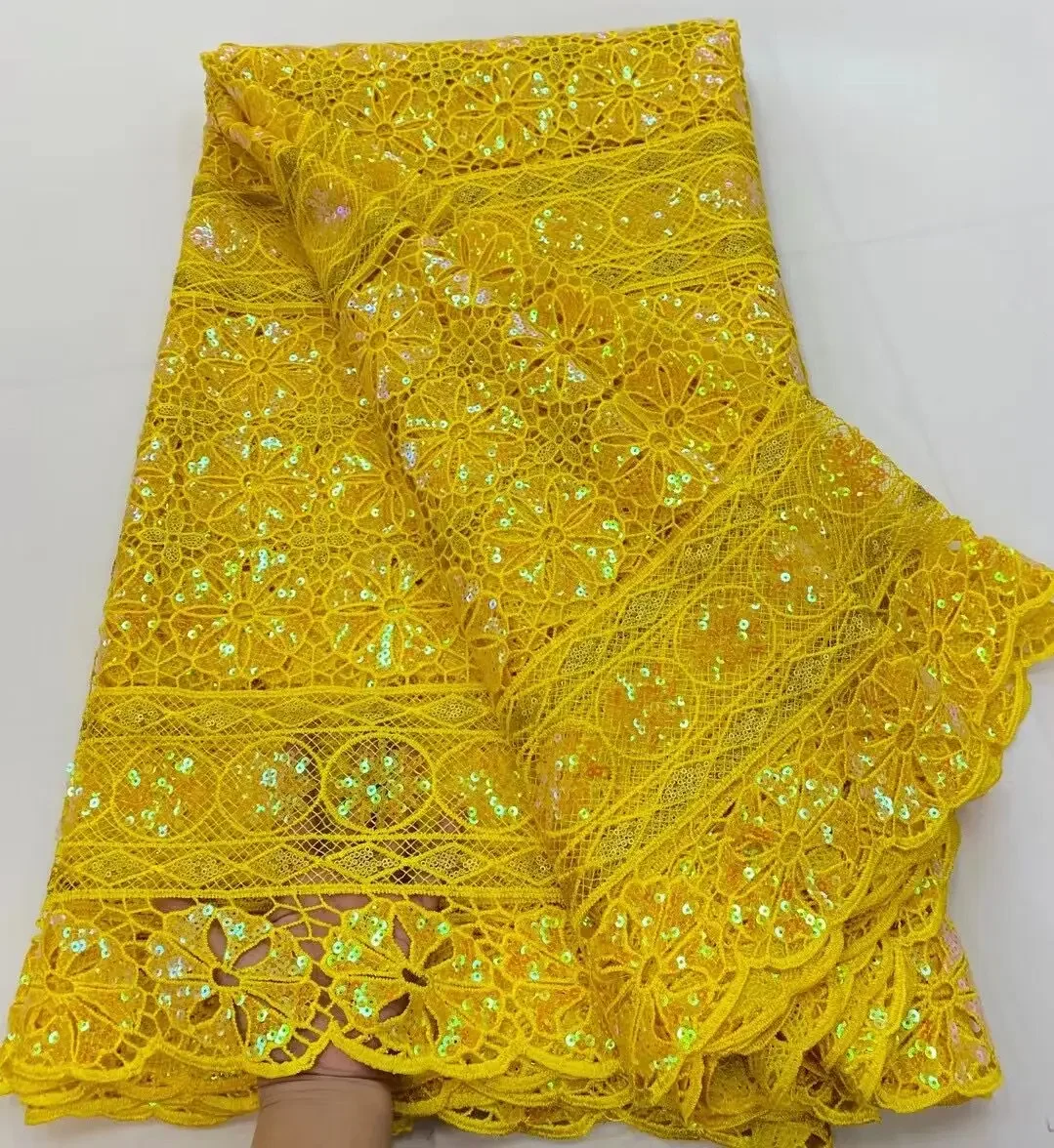 

Handmade Beaded Lace Latest African Lace Fabric 2021 Hood Quality Embroidery French Nigerian Lace Fabrics For Sewing