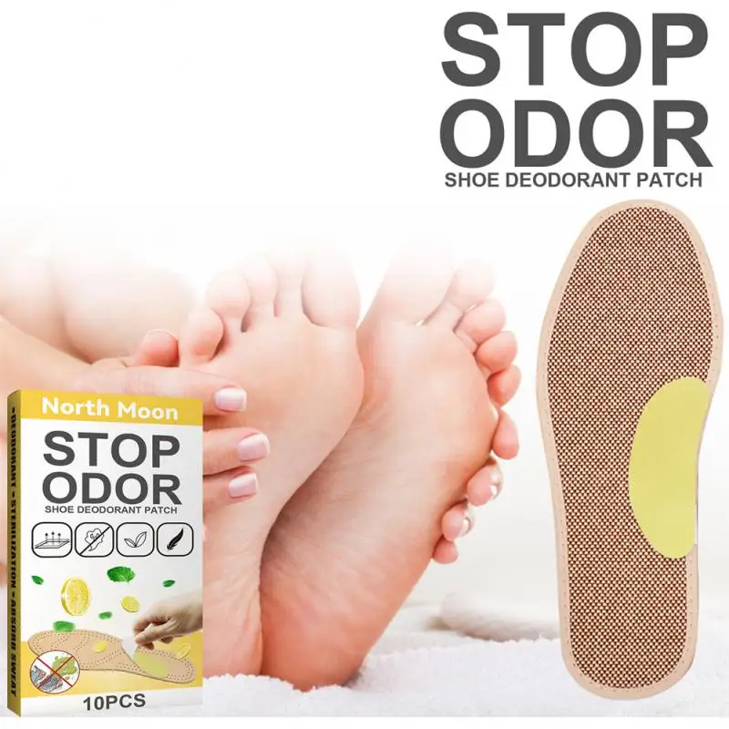 1~20PCS Shoes Odor Remover Deodorant Patch Lemon Athlete's Foot Soothing Insole Stickers Antibacterial Antiperspirant Foot Care