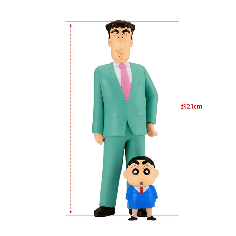 Original Bandai Banpresto Crayon Shin-Chan Nohara Hiroshi Nohara Misae Figure Model Toy Gift for Children Genuine In Stock