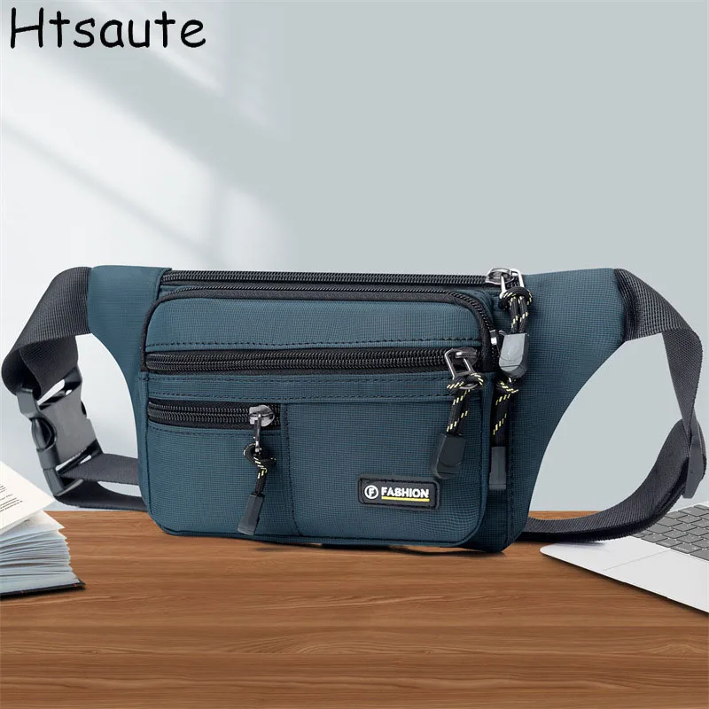 

Large Capacity Anti-theft Male Belt Close-Fitting Waist Bags Multi-Functional Shoulder Bag Men Oxford Fanny Chest Fanny Pack