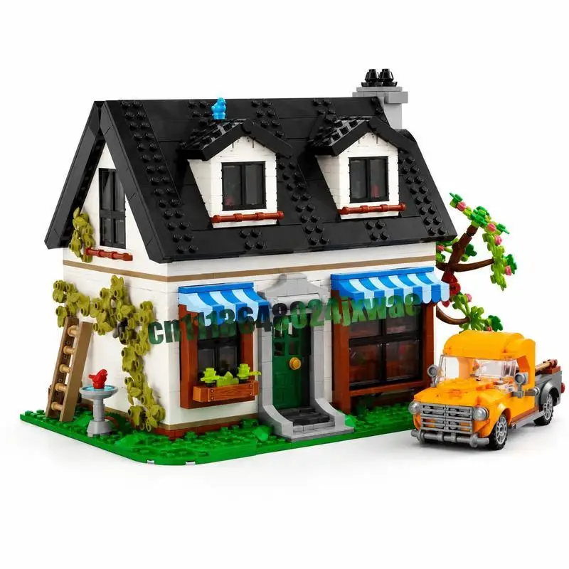 1918-teiliges Antikladen-MOC-Modell, Individuelles Architektur-Puzzle, DIY-Montage, Kreative Bausteine, Ladenausstattung, Beliebtes Geschenk